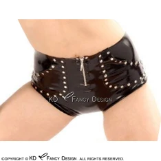 Black Sexy Latex Panties With Pockets And Rivets Rubber Boyshort Briefs Shorts Underpants Underwear Bottom DK-0171
Black Sexy Latex Panties With Pockets And Rivets Rubber Boyshort Briefs Shorts Underpants Underwear Bottom DK-0171
