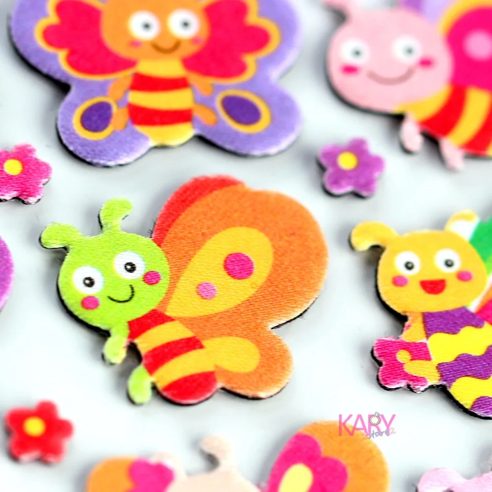 Cute Bee Butterfly Animals Sweet Honey Scrapbooking Bubble Fabrics Stickers High Quality Special Emoji Reward Kids Children Toys
Cute Bee Butterfly Animals Sweet Honey Scrapbooking Bubble Fabrics Stickers High Quality Special Emoji Reward Kids Children Toys