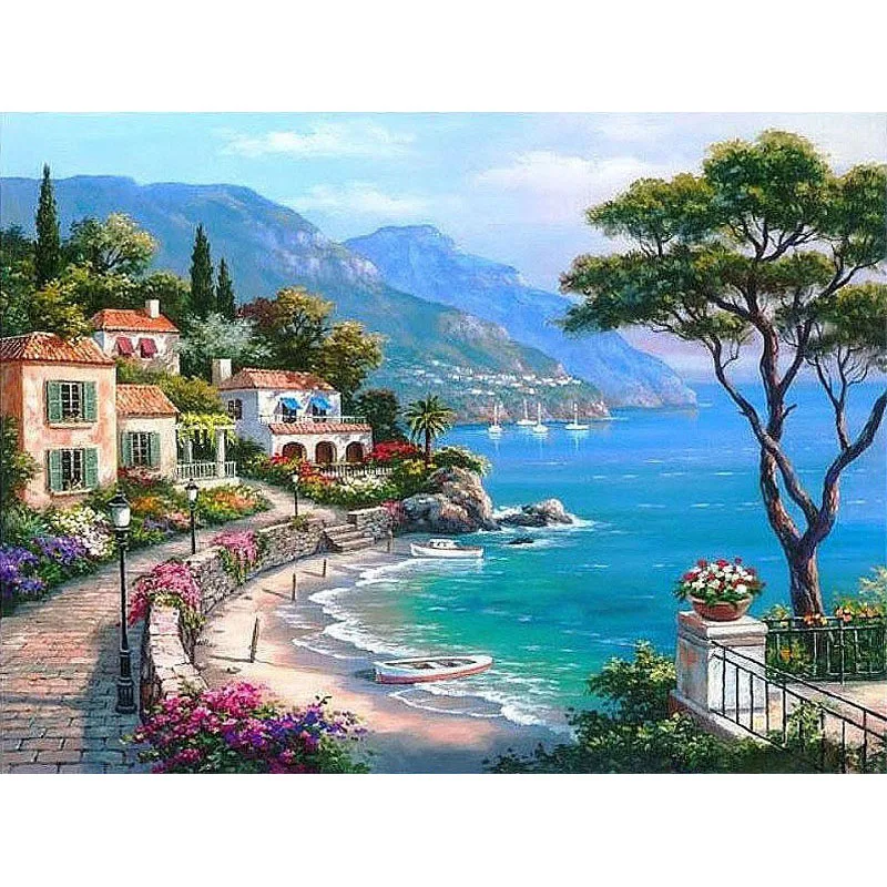 Stone Island Beach Boats DIY Painting By Numbers Landscape Wall Pictures for Living Room Home Decor Digital Art Paint
Stone Island Beach Boats DIY Painting By Numbers Landscape Wall Pictures for Living Room Home Decor Digital Art Paint