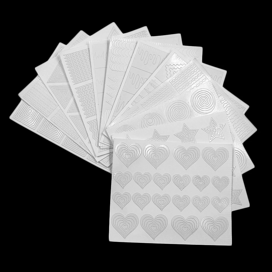SIOUX French Manicure 12Pcs Nail Sticker Art Guide Hollow Tips Acrylic Crystal Template 3D Stencil Line Decals Form Styling
SIOUX French Manicure 12Pcs Nail Sticker Art Guide Hollow Tips Acrylic Crystal Template 3D Stencil Line Decals Form Styling