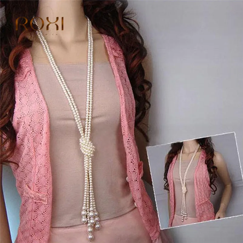 2018 Imitation Pearl Long Tassel Necklace For Women Sweater Statement Necklace & Pendants Wedding Party Jewelry Z4
2018 Imitation Pearl Long Tassel Necklace For Women Sweater Statement Necklace & Pendants Wedding Party Jewelry Z4