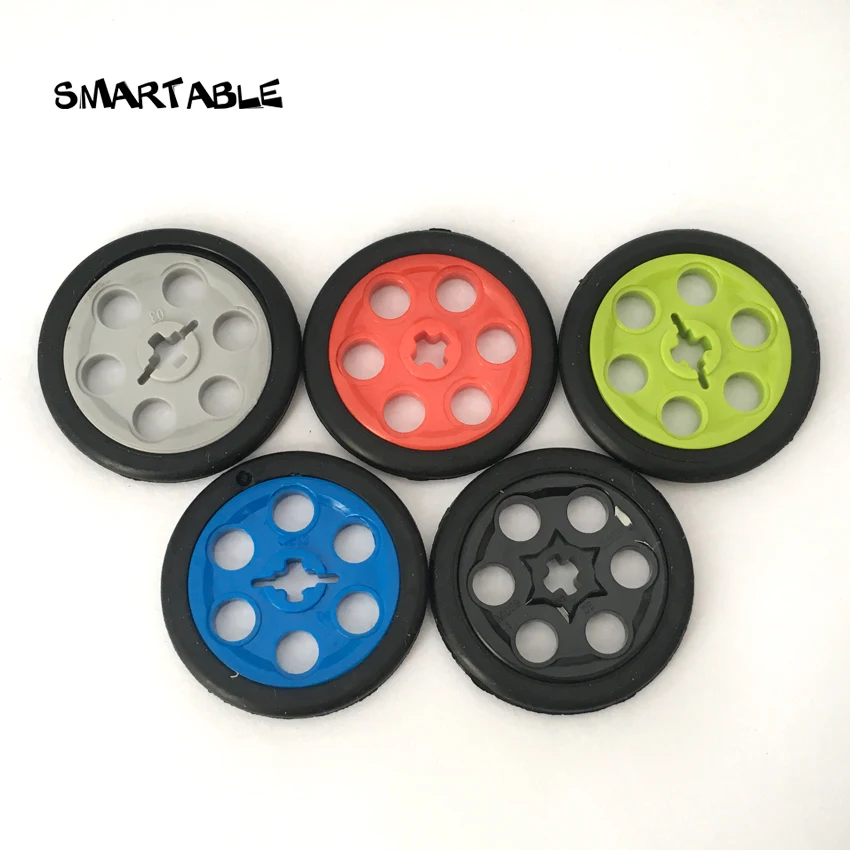 Smartable MOC Technic Wedge Belt Wheel+Tyre Building Block Parts Set Toys For Kids Gift Compatible 4185+2815 50pcs/lot
Smartable MOC Technic Wedge Belt Wheel+Tyre Building Block Parts Set Toys For Kids Gift Compatible 4185+2815 50pcs/lot