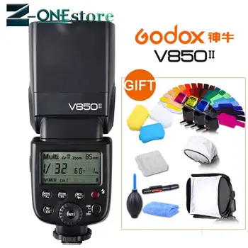 Godox V850II Built-in 2.4G GN60 Wireless X System Li-ion Camera Flash Speedlite For Canon Nikon Pentax Olympus Fujifilm Camera
Godox V850II Built-in 2.4G GN60 Wireless X System Li-ion Camera Flash Speedlite For Canon Nikon Pentax Olympus Fujifilm Camera