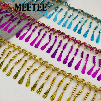 Meetee 4meters 85mm Polyester Pendant Tassel Beaded Lace Trims Manual Hang DIY Costumes Clothes Decor Ribbon Sewing Materials
Meetee 4meters 85mm Polyester Pendant Tassel Beaded Lace Trims Manual Hang DIY Costumes Clothes Decor Ribbon Sewing Materials
