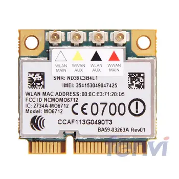 Option GTM671W MO6712 Mini PCI-E 3G Wireless WWAN Wifi Wlan Card HSDPA GPS EDGE WCDMA UMTS GSM Module
Option GTM671W MO6712 Mini PCI-E 3G Wireless WWAN Wifi Wlan Card HSDPA GPS EDGE WCDMA UMTS GSM Module