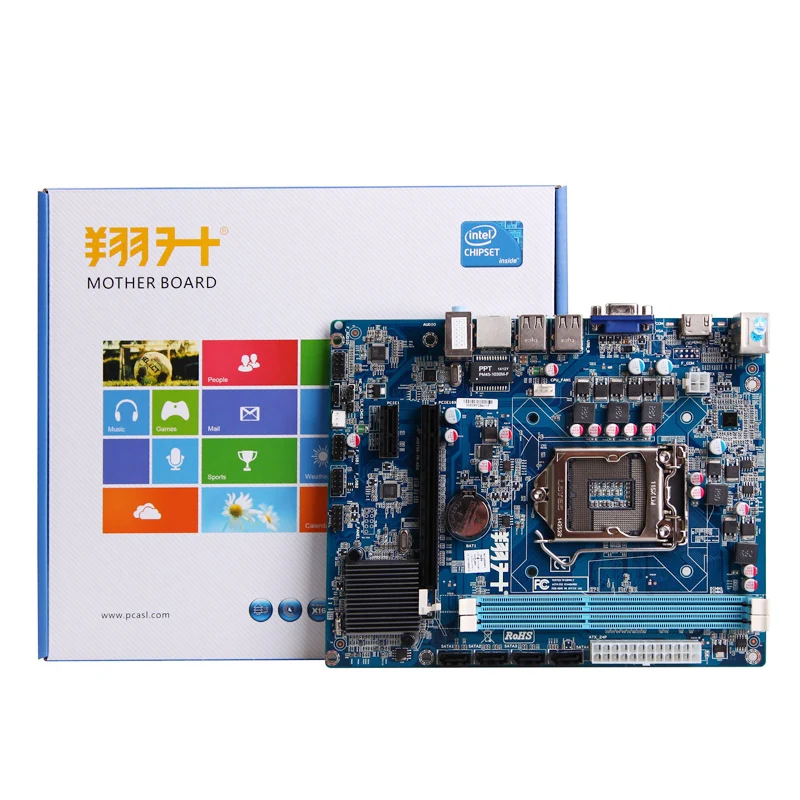 New ASL H61M-V6 H61 LGA 1155 DDR3 Desktops Motherboard with VGA HDMI USB 3.0 mainboard
New ASL H61M-V6 H61 LGA 1155 DDR3 Desktops Motherboard with VGA HDMI USB 3.0 mainboard