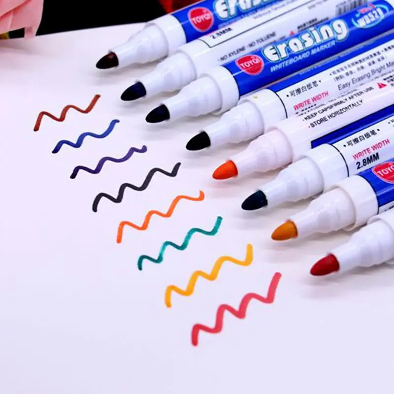 8 Colors/set Superior Erasable Whiteboard Marker pen School Dry Erase Markers Children pen Supplies
8 Colors/set Superior Erasable Whiteboard Marker pen School Dry Erase Markers Children pen Supplies