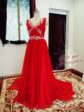 robe de soiree red chiffon long prom dresses 2015 new style sexy v-neck a-line appliques beading party evening dress vestidos
robe de soiree red chiffon long prom dresses 2015 new style sexy v-neck a-line appliques beading party evening dress vestidos