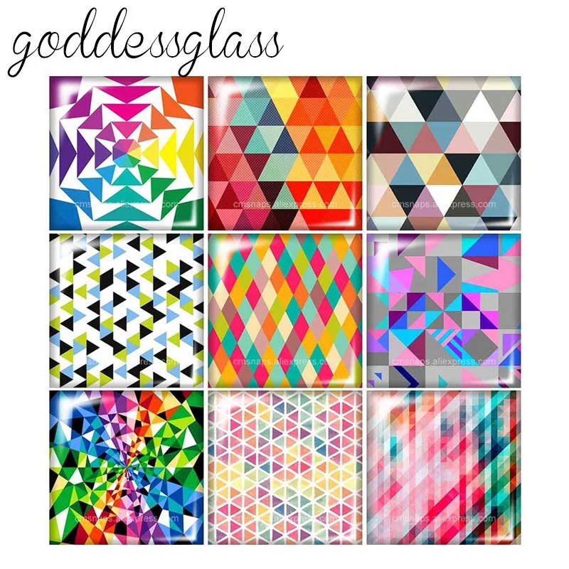 New Geometric patterns Gradient Reflective 12mm/20mm/25mm/30mm Square photo glass cabochon demo flat back Making findings FB0004
New Geometric patterns Gradient Reflective 12mm/20mm/25mm/30mm Square photo glass cabochon demo flat back Making findings FB0004