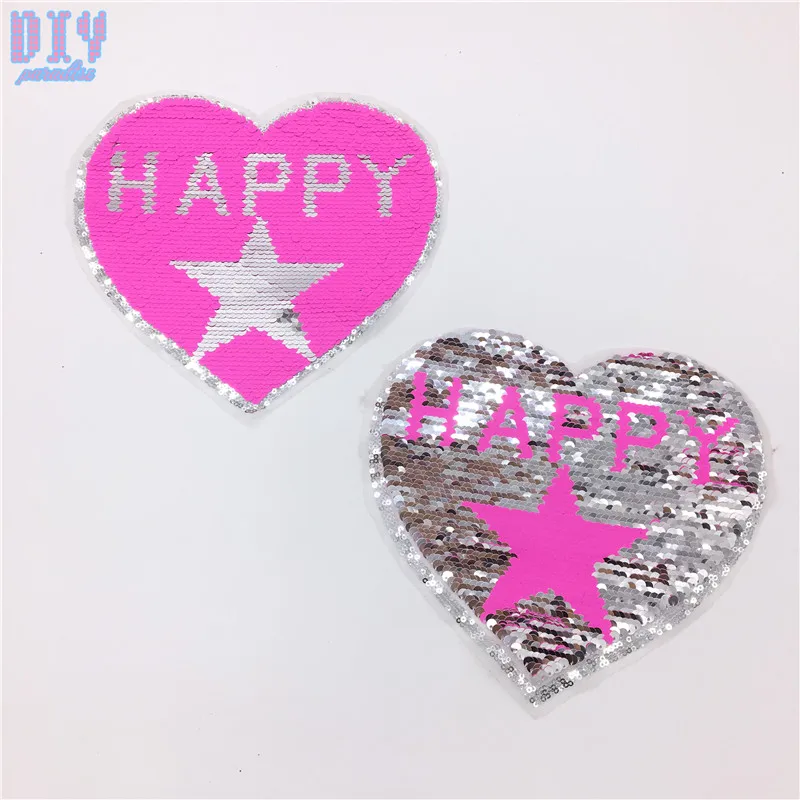Love five star Reverse Sequins Sew On Patches for clothes kids Clothing Reversible Change Color Patch Applique
Love five star Reverse Sequins Sew On Patches for clothes kids Clothing Reversible Change Color Patch Applique