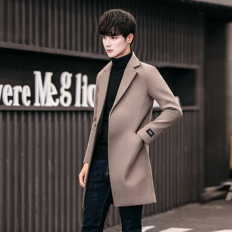2019 new male Korean version of the gentleman's port wind British Europe and the United States fashion loose wool coat
2019 new male Korean version of the gentleman's port wind British Europe and the United States fashion loose wool coat