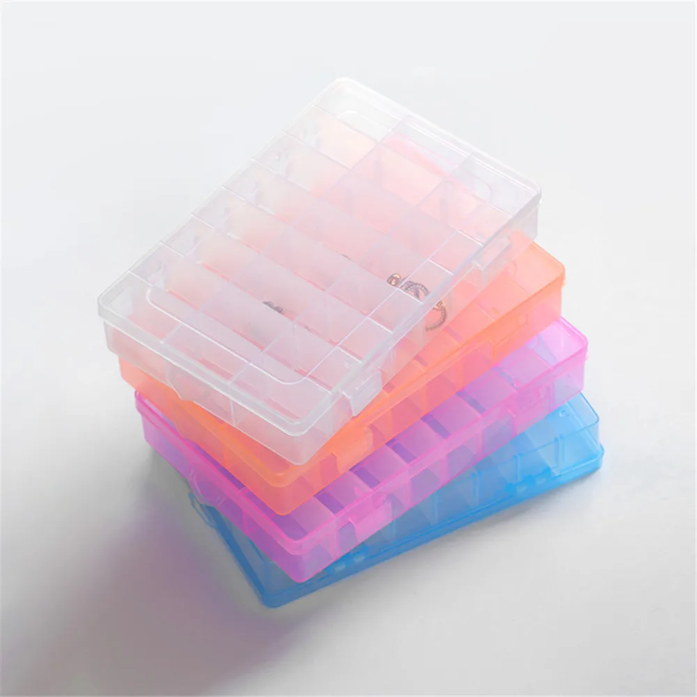 24 Grids Storage Box Organizer Practical Adjustable Compartment Plastic Storage Box for Bead Jewelry Screw Display Organizer
24 Grids Storage Box Organizer Practical Adjustable Compartment Plastic Storage Box for Bead Jewelry Screw Display Organizer