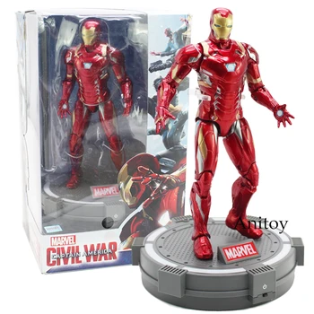 Marvel Action Figure Captain America Civil War Iron Man Ironman With Base PVC Collectible Model Toy 18cm
Marvel Action Figure Captain America Civil War Iron Man Ironman With Base PVC Collectible Model Toy 18cm