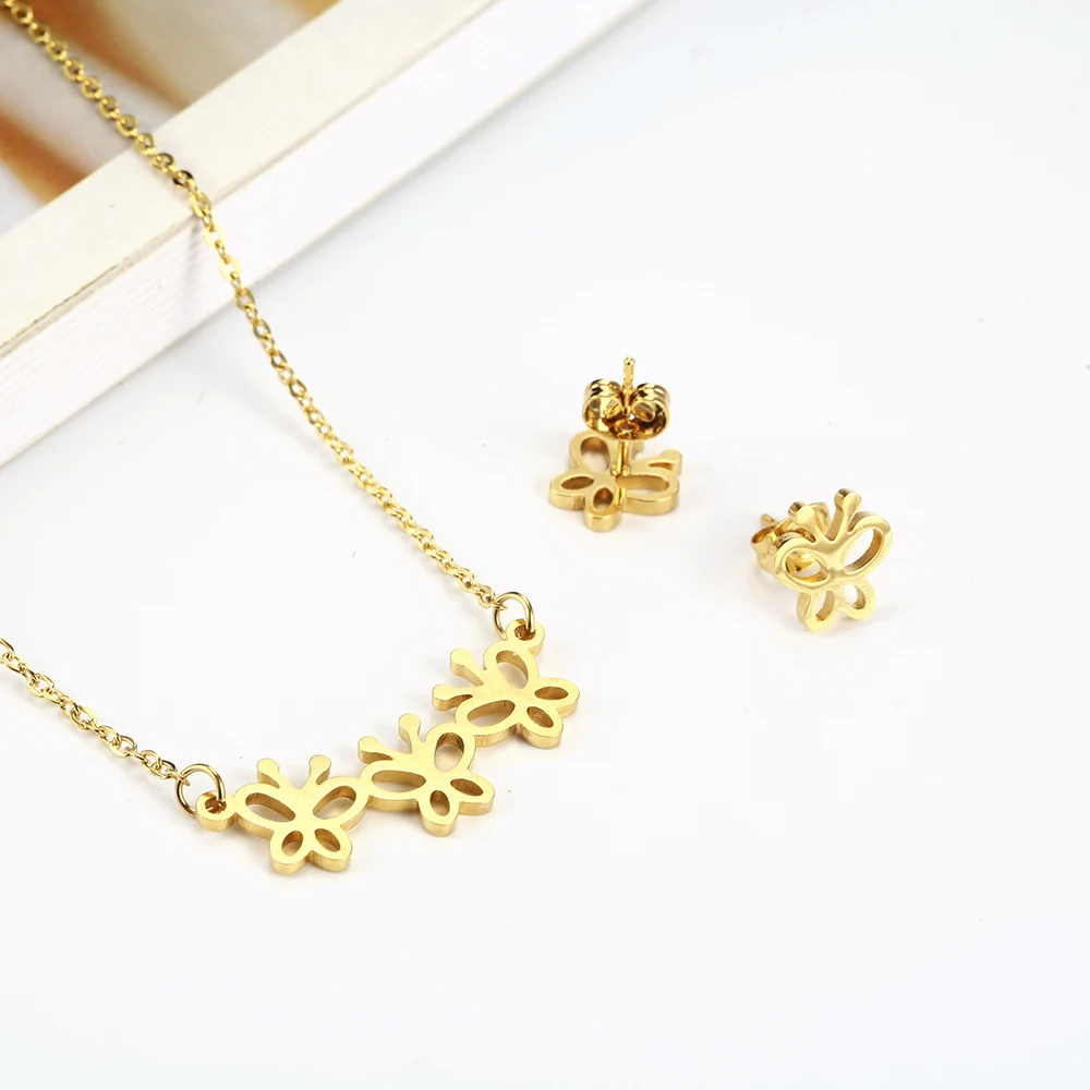 OUFEI wholesale jewelry Stainless Steel Jewelry sets For Woman Vogue 2019 Necklace And Earring Set Gifts For Women Jewelry
OUFEI wholesale jewelry Stainless Steel Jewelry sets For Woman Vogue 2019 Necklace And Earring Set Gifts For Women Jewelry