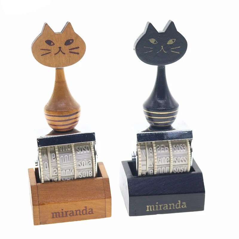 1pcs Miranda Cat Retro Style Date Digital Seal Diy Roller Knob Seal Diary Cane Seal 2 Options Office Stationery Rubber Stamp
1pcs Miranda Cat Retro Style Date Digital Seal Diy Roller Knob Seal Diary Cane Seal 2 Options Office Stationery Rubber Stamp