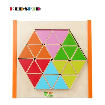 Wooden Shape cognition Hexagonal mosaic board Building Blocks Digital learning board Montessori Educational Gift
Wooden Shape cognition Hexagonal mosaic board Building Blocks Digital learning board Montessori Educational Gift