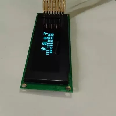 1pcs 2.8 inch 16PIN Blue OLED Module SSD1322 Drive IC 256*64 4-wire SPI 8Bit Parallel Interface blue text on the background
1pcs 2.8 inch 16PIN Blue OLED Module SSD1322 Drive IC 256*64 4-wire SPI 8Bit Parallel Interface blue text on the background
