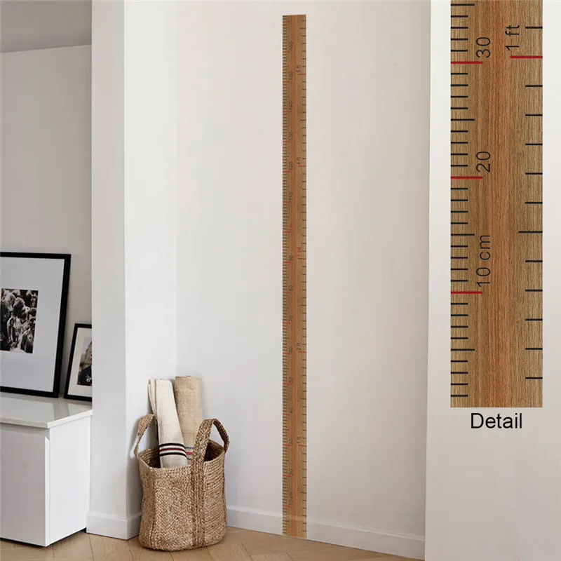Ruler Design Height Measure Wall Stickers for Kids Rooms Children's Room Decor Growth Chart Poster Mural Wall Decal
Ruler Design Height Measure Wall Stickers for Kids Rooms Children's Room Decor Growth Chart Poster Mural Wall Decal