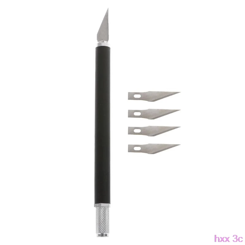Wood Carving Pen Utility Knife Fruit Food Craft Sculpture Engraving Scalpel Hand Cutting Tool + 3 Blades
Wood Carving Pen Utility Knife Fruit Food Craft Sculpture Engraving Scalpel Hand Cutting Tool + 3 Blades