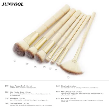 Pro Fan Brush 7Pcs Bamboo Handle Makeup Eyeshadow Blush Concealer Brushes Set Powder Foundation Facial Multifunction Beauty Tool
Pro Fan Brush 7Pcs Bamboo Handle Makeup Eyeshadow Blush Concealer Brushes Set Powder Foundation Facial Multifunction Beauty Tool