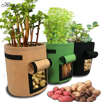 Non-woven Clamshell Grow Bags Potato Strawberry Root-control Planting Bag Eco-friendly Thicken Breathable Garden Supplies 10E
Non-woven Clamshell Grow Bags Potato Strawberry Root-control Planting Bag Eco-friendly Thicken Breathable Garden Supplies 10E