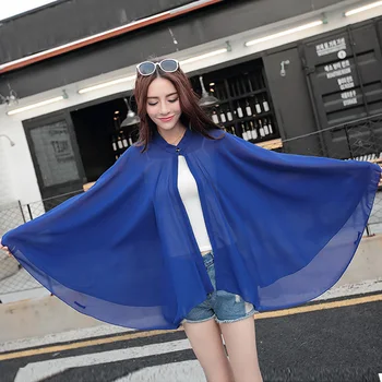 Droppshiping Women Summer Thin Cloak Coat Sun Protective Round Neck Batwing Sleeves Tippet BFJ55
Droppshiping Women Summer Thin Cloak Coat Sun Protective Round Neck Batwing Sleeves Tippet BFJ55