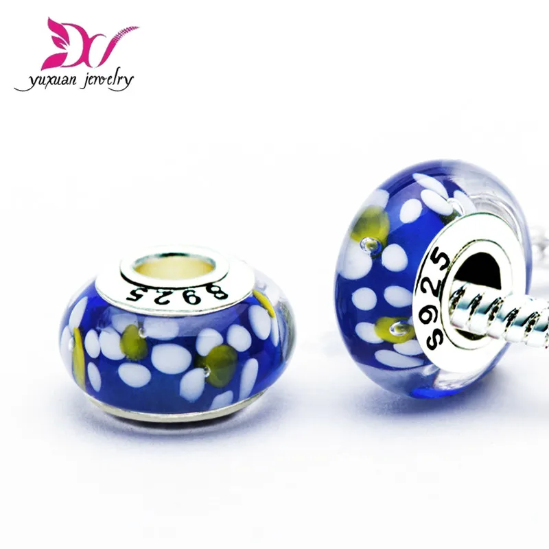 14MM S925 Sterling Silver blue White red bule black Charm Bead Murano Glass Beads Fit European Charm Bracelets & Bangles diy
14MM S925 Sterling Silver blue White red bule black Charm Bead Murano Glass Beads Fit European Charm Bracelets & Bangles diy