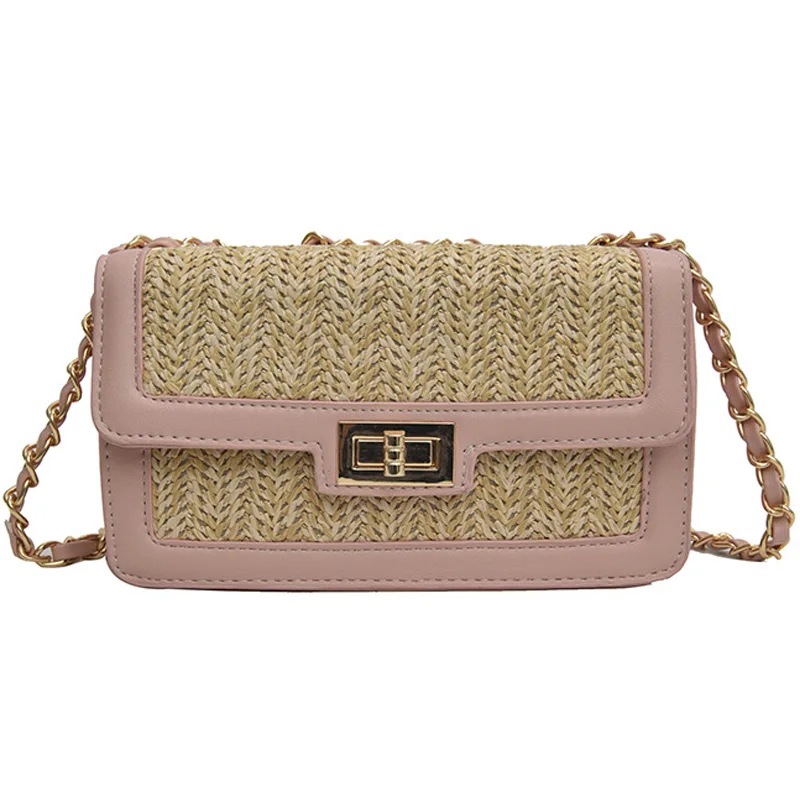 Women'S Chain Small Flip Bag New Straw Messenger Bag Ladies Summer Messenger Bag Handbag
Women'S Chain Small Flip Bag New Straw Messenger Bag Ladies Summer Messenger Bag Handbag