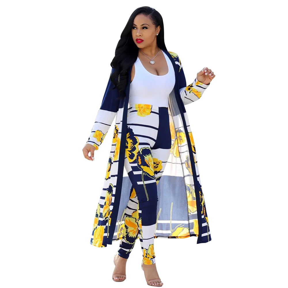 2019 Summer print 2 Piece Set Women Cardigan Long Trench Tops And Bodycon Pant Suit Casual Clothes club Sexy Two Piece Outfits
2019 Summer print 2 Piece Set Women Cardigan Long Trench Tops And Bodycon Pant Suit Casual Clothes club Sexy Two Piece Outfits