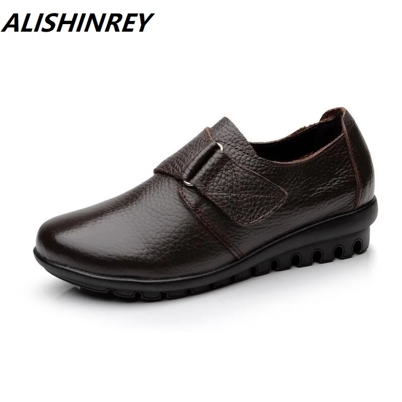 ALISHINREY flats Shoes Woman Genuine Leather Women Shoes Flats 3 Colors Buckle Slip On Women's Flat Shoes Moccasins Plus Size
ALISHINREY flats Shoes Woman Genuine Leather Women Shoes Flats 3 Colors Buckle Slip On Women's Flat Shoes Moccasins Plus Size