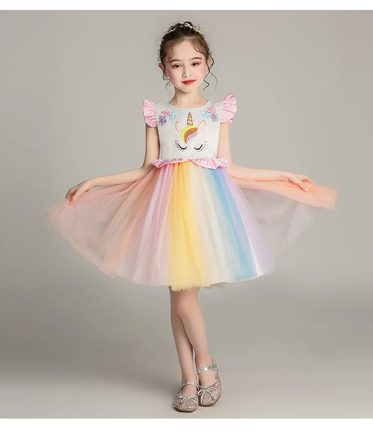 Summer Unicorn Rainbow Dress_06