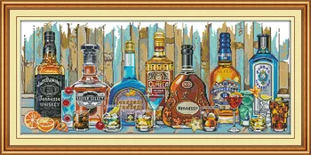Joy Sunday Wine DMC Counted Chinese Cross Stitch Kits printed Cross-stitch set Embroidery Needlework
Joy Sunday Wine DMC Counted Chinese Cross Stitch Kits printed Cross-stitch set Embroidery Needlework