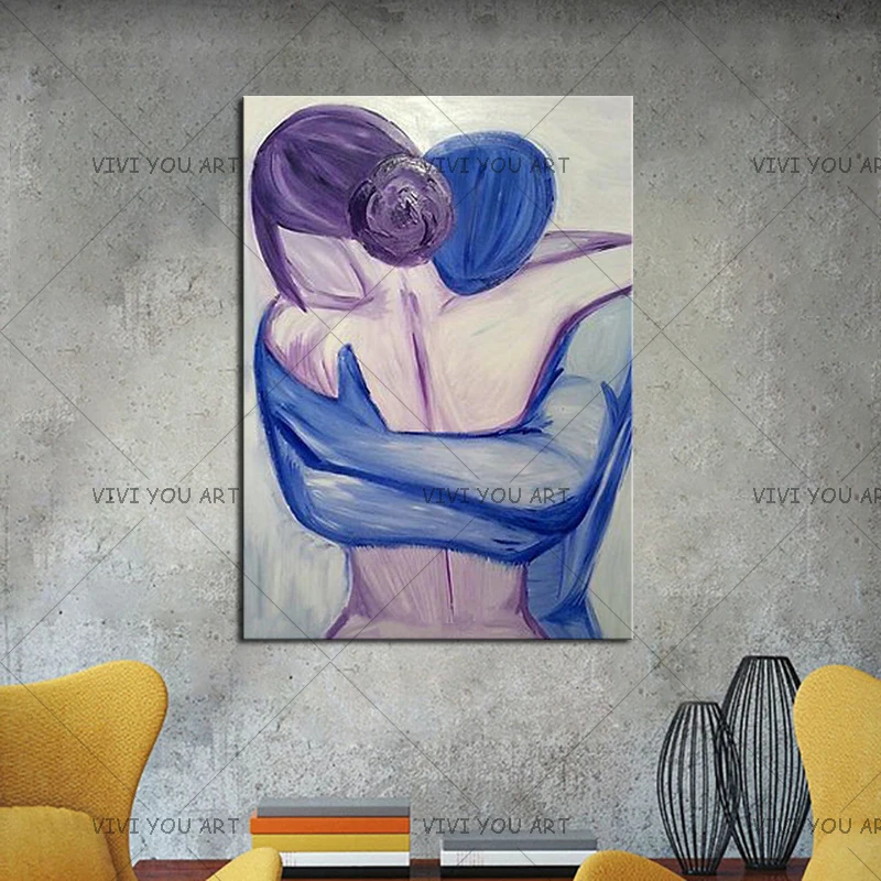Новейшая Ручная роспись Абстрактная Обнаженная картина маслом на холсте работа