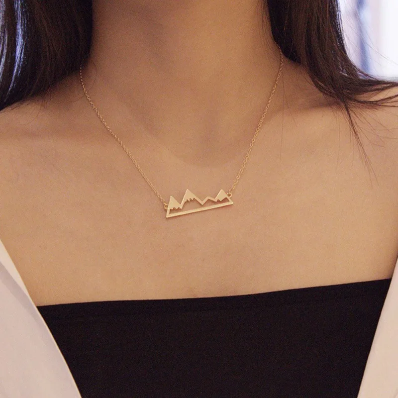 Gold/Silver Color Minimalist Mountain Top Pendant Snowy Mountain Necklace Hiking Outdoor Jewelry Mountains Climbing Gifts
Gold/Silver Color Minimalist Mountain Top Pendant Snowy Mountain Necklace Hiking Outdoor Jewelry Mountains Climbing Gifts