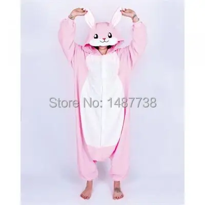 Kigurumi New Winter Adult Cartoon Animal Pink Rabbit Onesie Unisex Onesie Pajamas Cosplay Costumes Sleepsuit Sleepwear
Kigurumi New Winter Adult Cartoon Animal Pink Rabbit Onesie Unisex Onesie Pajamas Cosplay Costumes Sleepsuit Sleepwear