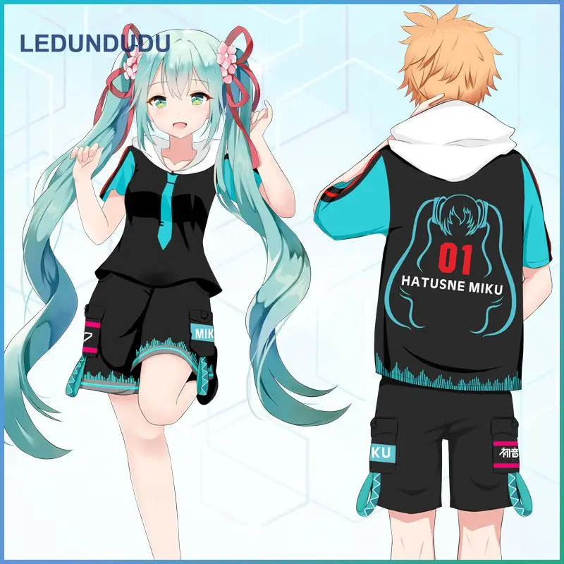 Japan Anime Hatsune Miku Cosplay Costumes Hoodie Pullover Hoody Zipper Coat Project Diva Pants Men Women Casual Seabeach Shorts
Japan Anime Hatsune Miku Cosplay Costumes Hoodie Pullover Hoody Zipper Coat Project Diva Pants Men Women Casual Seabeach Shorts