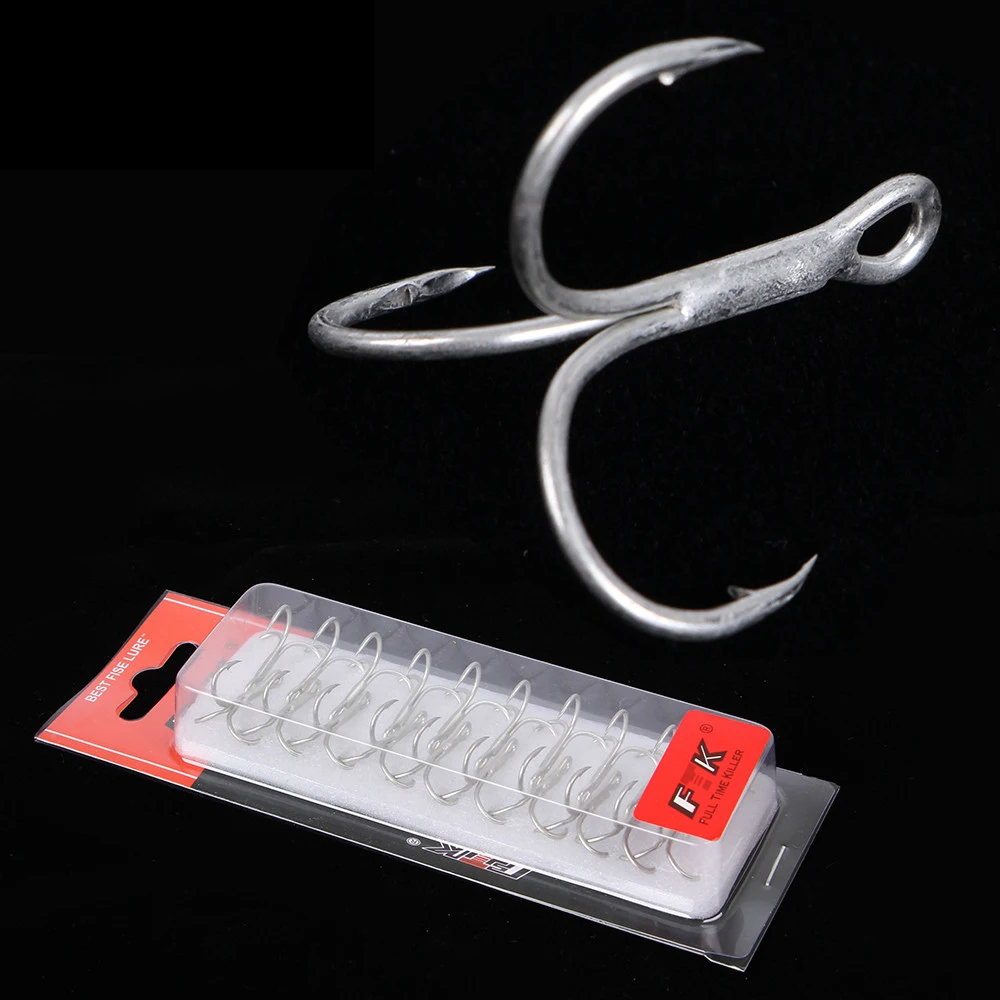High Carbon Steel 1#-2# 15pcs 4# 20pcs Fishhooks Super Sharp solid Triple Hooks Barbed fishing Hook Treble Hooks
High Carbon Steel 1#-2# 15pcs 4# 20pcs Fishhooks Super Sharp solid Triple Hooks Barbed fishing Hook Treble Hooks