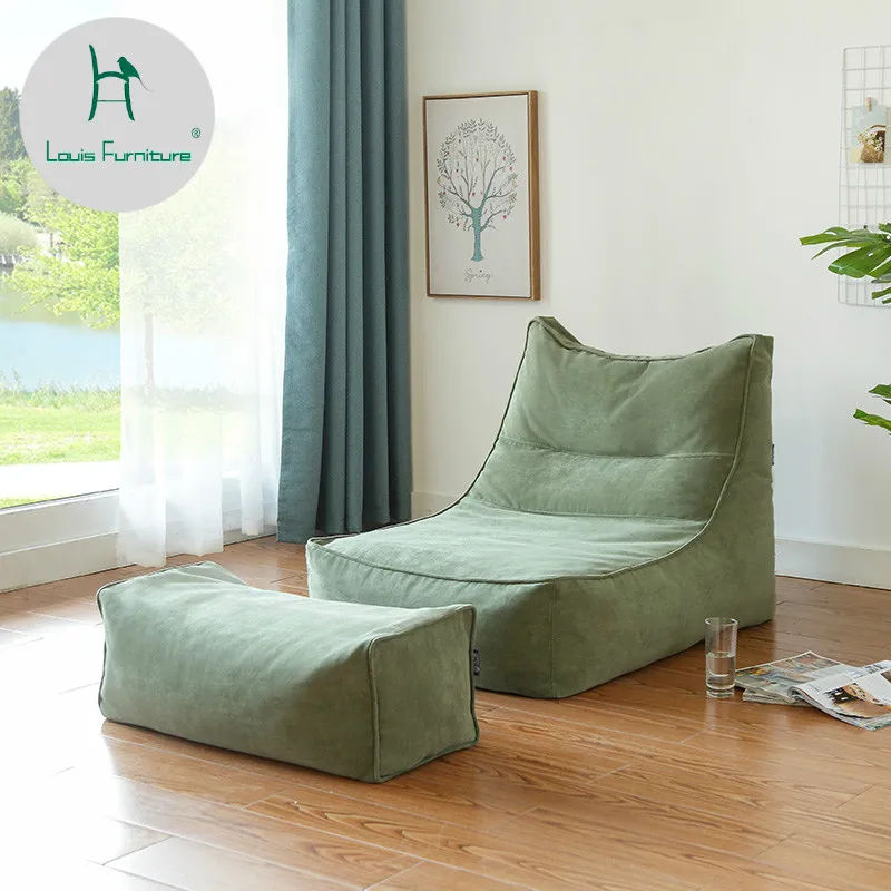 Louis Fashion Bean Bag Sofas Tattoo Wash Single Sofa Study Personalized Creative Leisure Lazy Chair
Louis Fashion Bean Bag Sofas Tattoo Wash Single Sofa Study Personalized Creative Leisure Lazy Chair