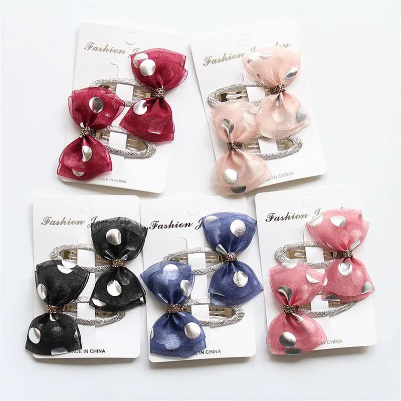 MIXIU 2pcs/set Cute dot Print Flower Hair Clip Chiffon BB clip Bow Hairpins Fashion Hair Accessories Kids Hair Headwear
MIXIU 2pcs/set Cute dot Print Flower Hair Clip Chiffon BB clip Bow Hairpins Fashion Hair Accessories Kids Hair Headwear