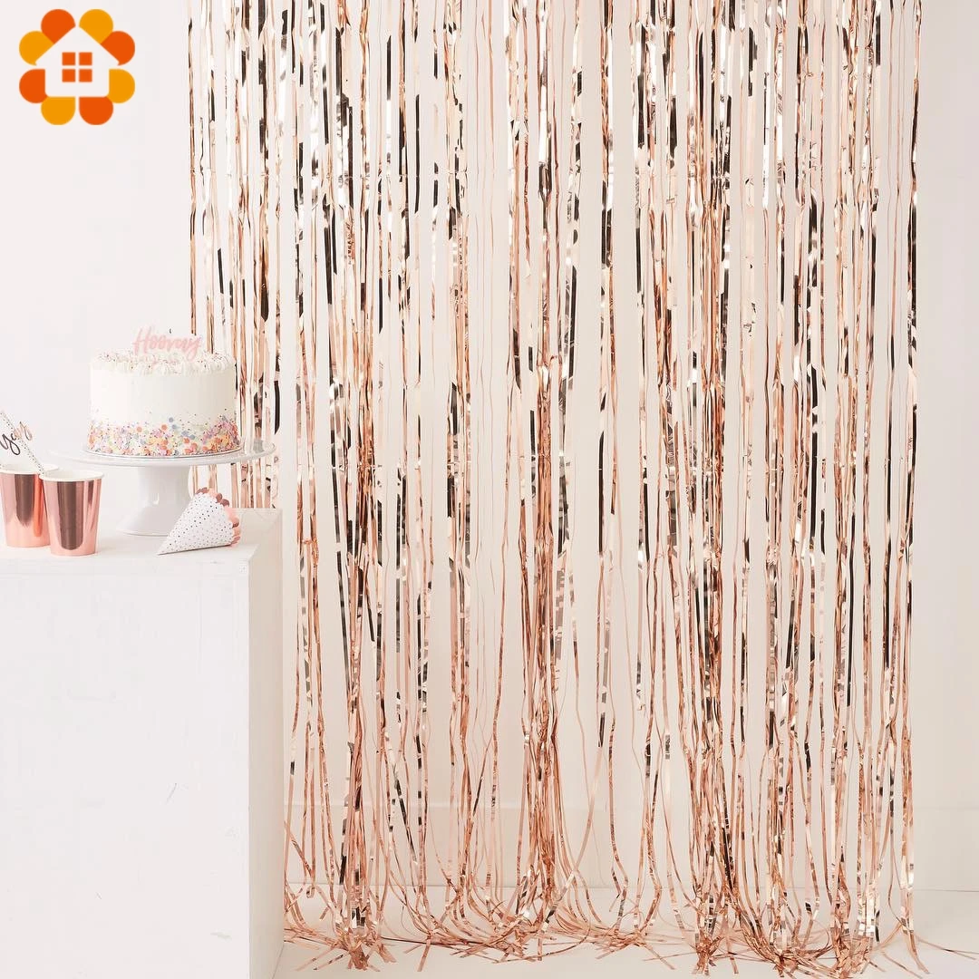 1PC 1x2M Multi Color Rose Gold Foil Fringe Tinsel Curtain Tassel Garlands Scene Photo Background Wedding Birthday Party Supplies
1PC 1x2M Multi Color Rose Gold Foil Fringe Tinsel Curtain Tassel Garlands Scene Photo Background Wedding Birthday Party Supplies