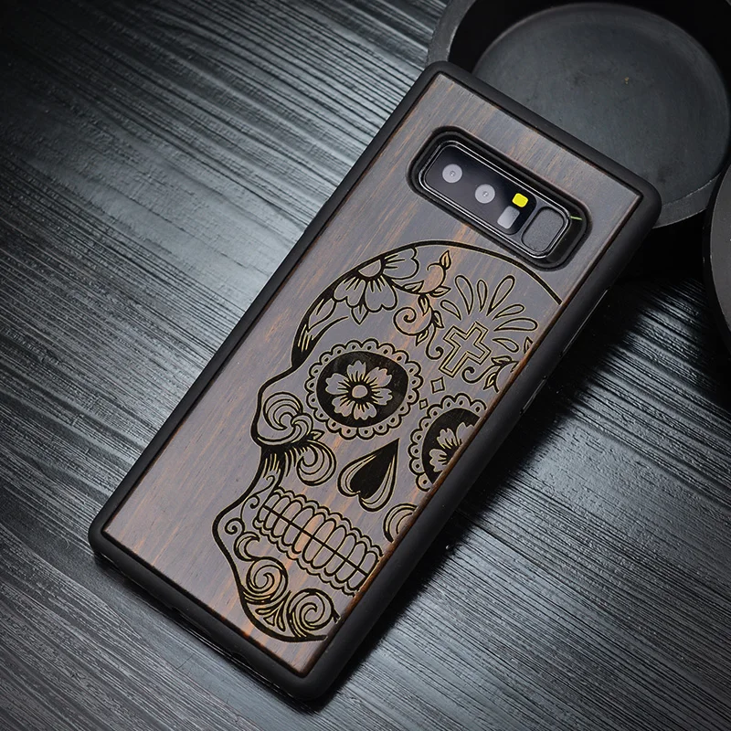 Russian Popular Skull Black Ebony Wood Phone Case for Samsung Galaxy Note 8 Flower Wooden Samsung Galaxy Note 8 Cover Customized
Russian Popular Skull Black Ebony Wood Phone Case for Samsung Galaxy Note 8 Flower Wooden Samsung Galaxy Note 8 Cover Customized