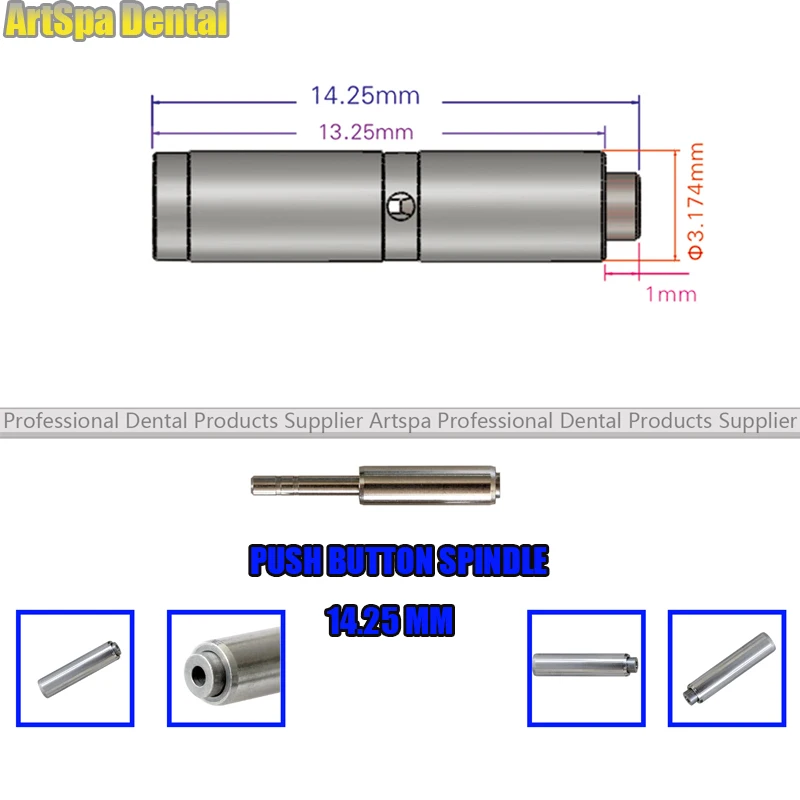 5pcs 14.25mm Dental Push Button Spindle For Repair Handpiece Cartridge Dental Rotor
5pcs 14.25mm Dental Push Button Spindle For Repair Handpiece Cartridge Dental Rotor