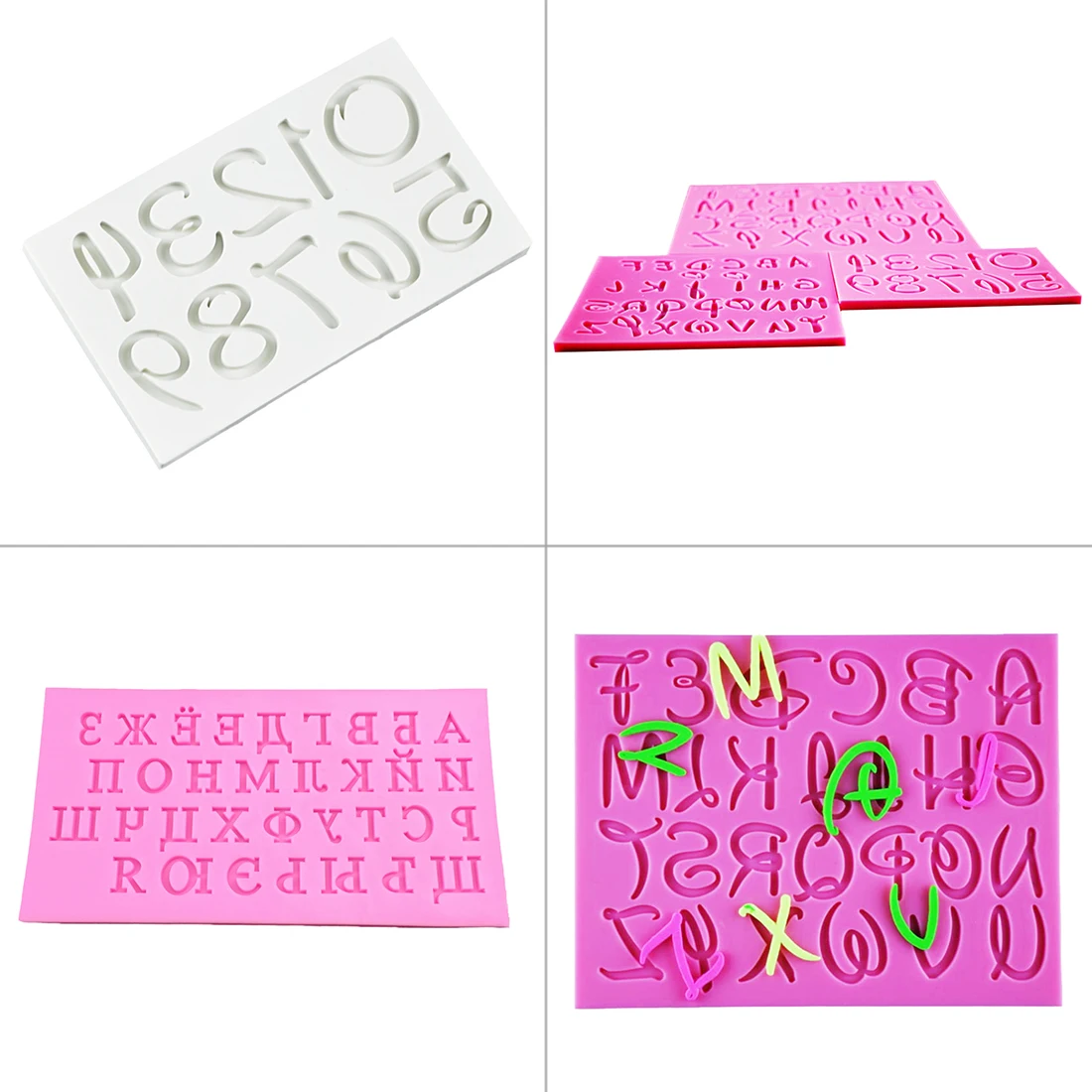 Silicone Mold 1PC Baking Pan Cake Decorating Russian/English Alphabet Number Shape Chocolate Soap Mold Cake Stencils Kitchen DIY
Silicone Mold 1PC Baking Pan Cake Decorating Russian/English Alphabet Number Shape Chocolate Soap Mold Cake Stencils Kitchen DIY