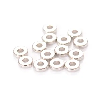 

Miasol 100Pcs 6x2MM Plain Plating CCB Acrylic Antique Style Design Spacers Flat Round Beads For Diy Bracelet Jewelry Making