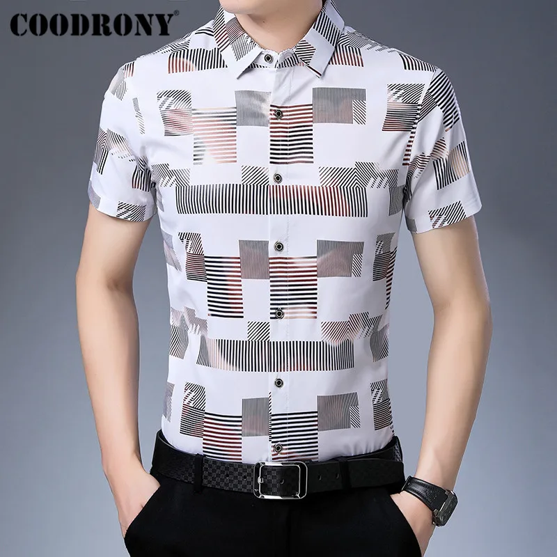 COODRONY Business Casual Shirts Fashion Plaid Shirt Men Clothing 2019 Summer Cool Short Sleeve Men Shirt Camisa Masculina S96027
COODRONY Business Casual Shirts Fashion Plaid Shirt Men Clothing 2019 Summer Cool Short Sleeve Men Shirt Camisa Masculina S96027