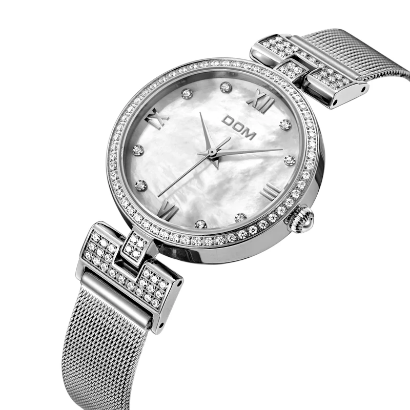 DOM Women's Fashion Mesh Steel Belt Watches Womens Females Antique Geneva Quartz-watch Ladies Brands Wristwatch Relojes Mujer
DOM Women's Fashion Mesh Steel Belt Watches Womens Females Antique Geneva Quartz-watch Ladies Brands Wristwatch Relojes Mujer