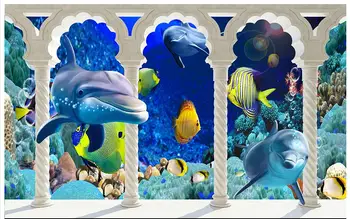 High Quality Hot Sale New custom 3d wallpaper murals 3 d pillars underwater world TV setting wall adornment picture wall decor
High Quality Hot Sale New custom 3d wallpaper murals 3 d pillars underwater world TV setting wall adornment picture wall decor