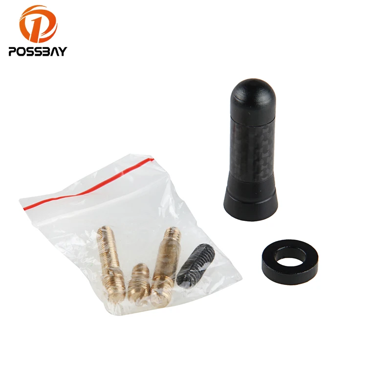 POSSBAY Black Carbon Fiber Car Antenna Mini 4cm Car Aerials Universal Short Antennas Auto Roof Decoration Car Stickers
POSSBAY Black Carbon Fiber Car Antenna Mini 4cm Car Aerials Universal Short Antennas Auto Roof Decoration Car Stickers