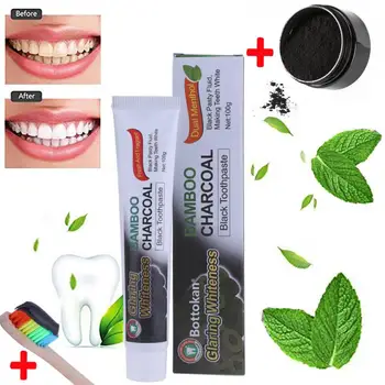 Teeth Whitening Powder Natural Organic Activated Charcoal Bamboo Toothpaste +Brush 0508
Teeth Whitening Powder Natural Organic Activated Charcoal Bamboo Toothpaste +Brush 0508