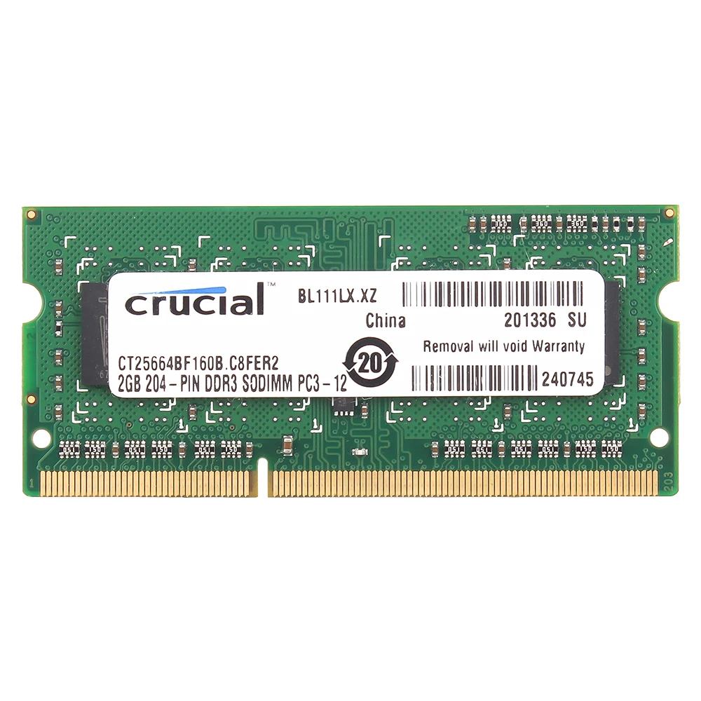 Micron DDR3 1600 2GB NB-2